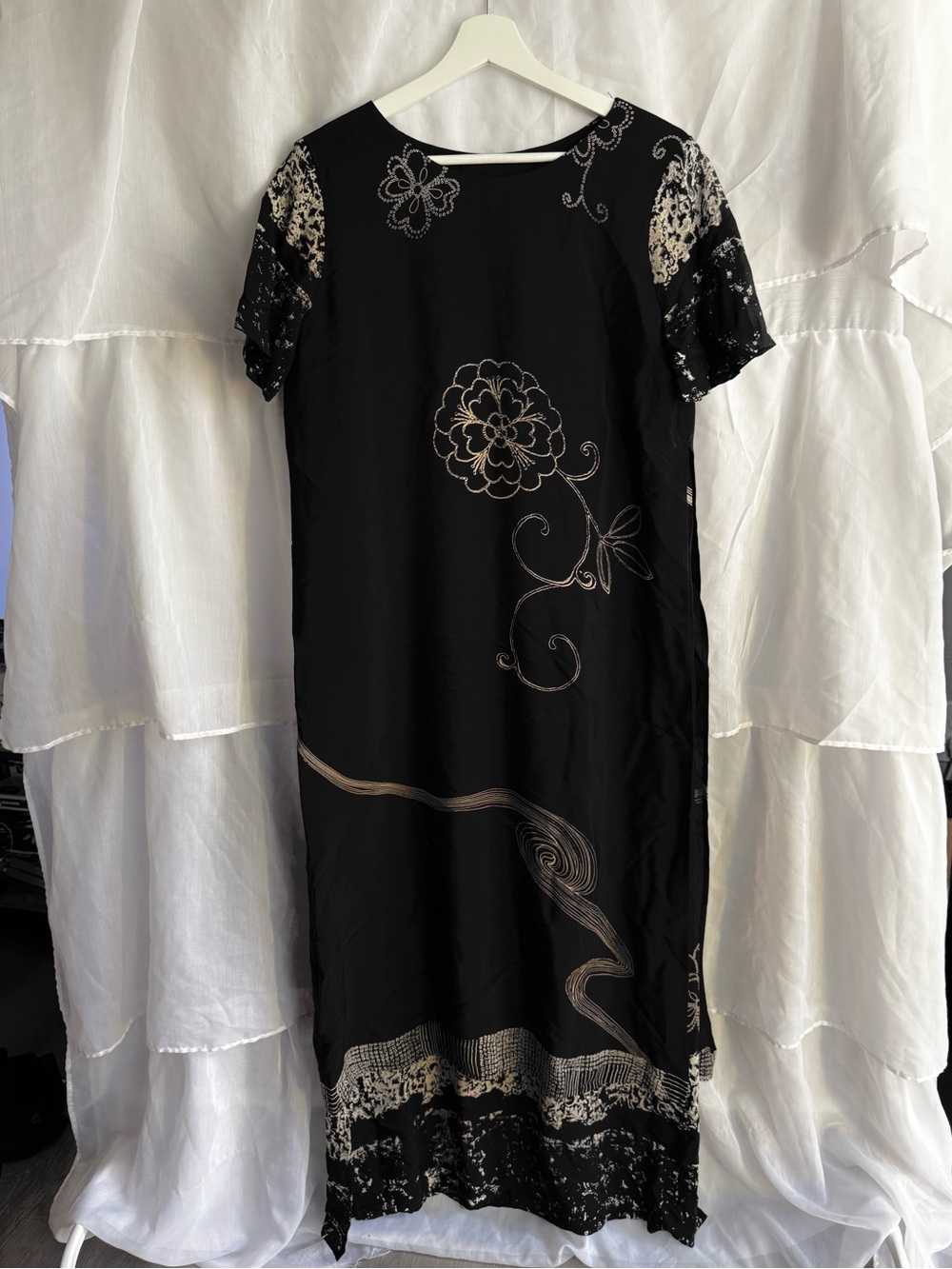 Vintage Floral A-Line Dress